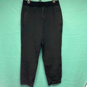 Lululemon men’s ABC joggers in light black size medium.